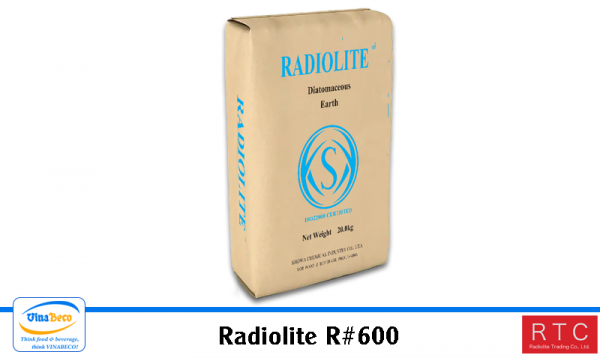 Bột trợ lọc Radiolite 600 - VinaBeco - Công Ty CP Công Nghệ Bia Rượu Nước Giải Khát Việt Nam